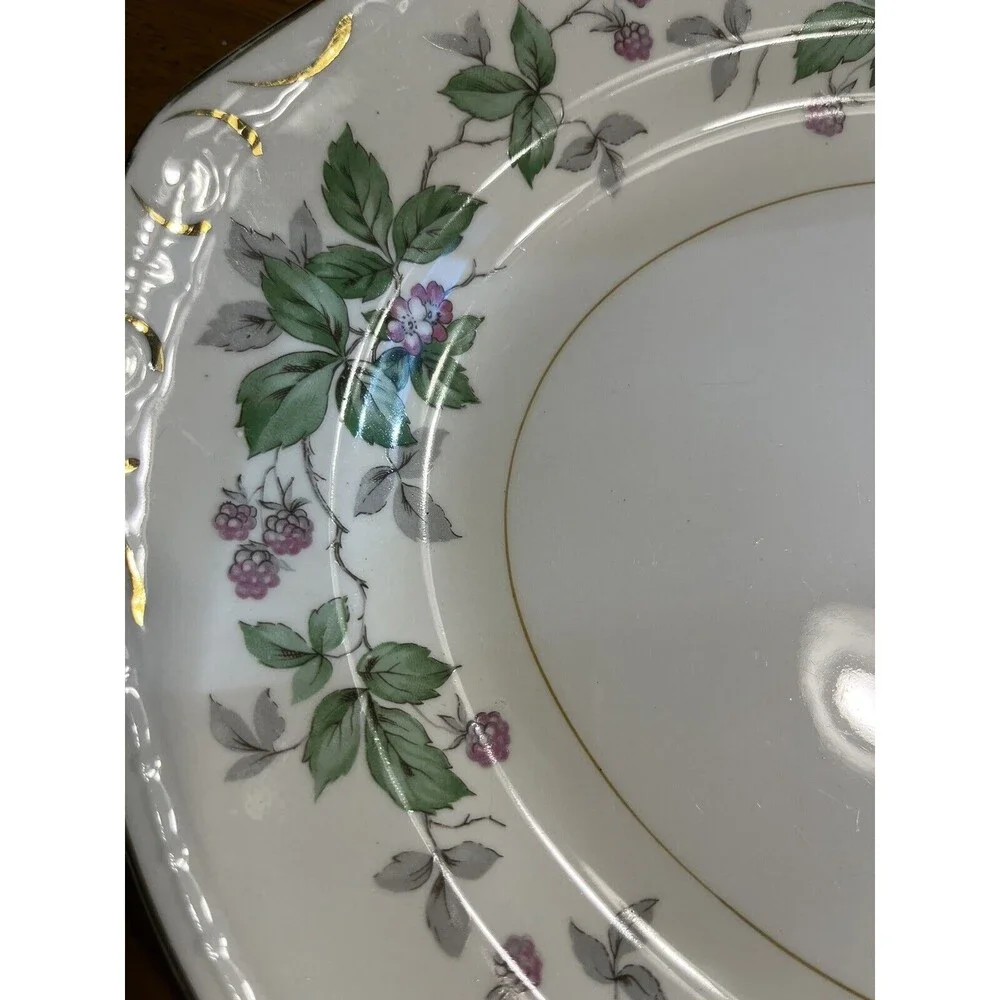 Vintage Homer Laughlin Eggshell Georgian Floral 14” Serving Plate Platter